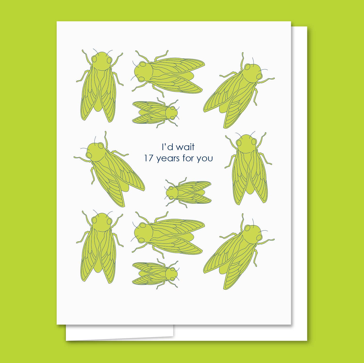 Cicadas - Illustrated Funny Love Card